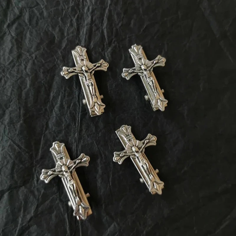 Punk Cross Skull Hair Clips - Halloween Special