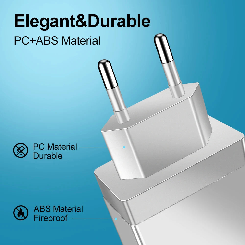4-Port Fast USB Charger – Quick Charge