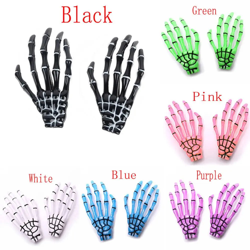 Skeleton Hand Hair Clips (1/2 Pcs)for Halloween
