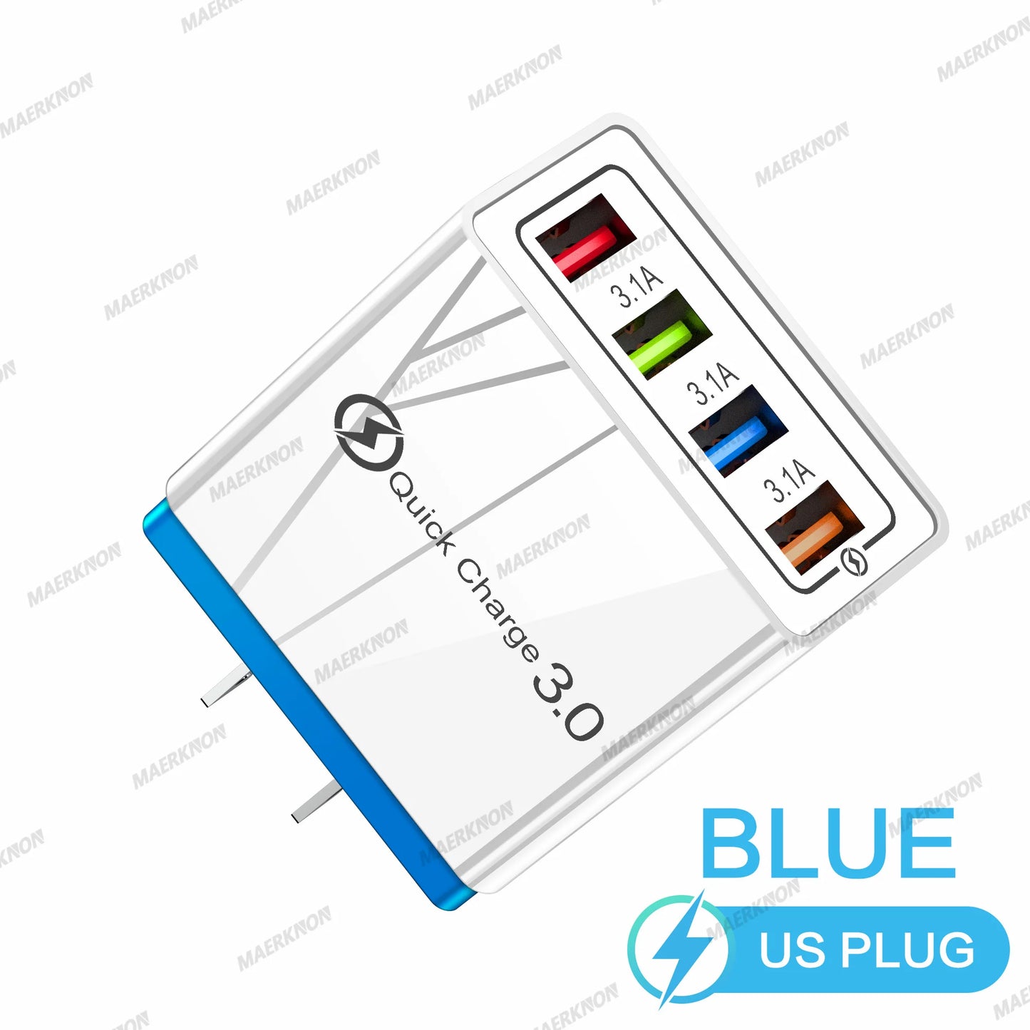 4-Port USB Fast Charger – Quick Charge 3.0 for All Devices