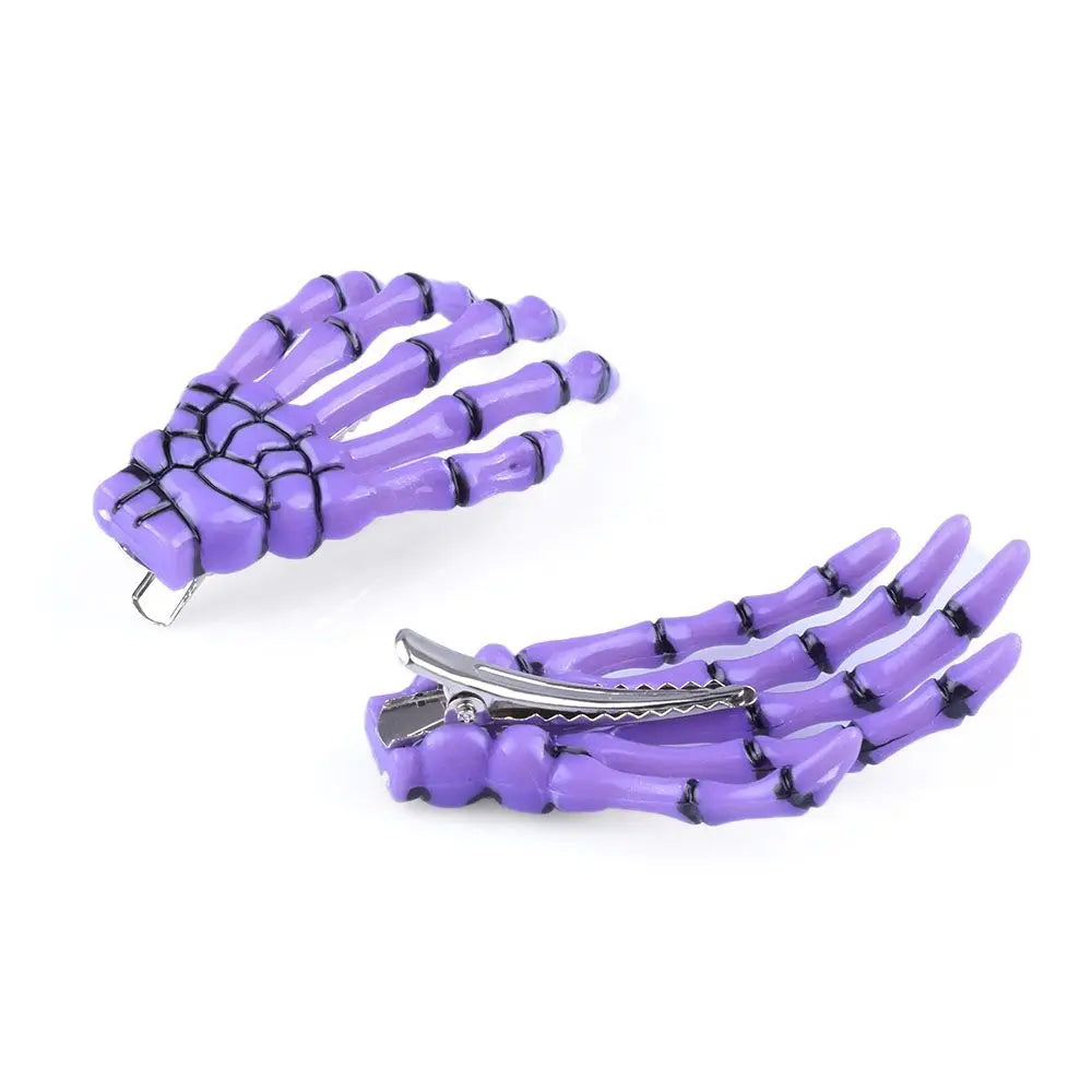 Skeleton Hand Hair Clips (1/2 Pcs)for Halloween