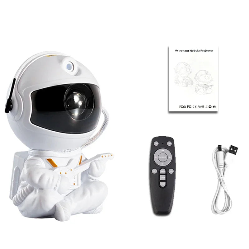 Astronaut Galaxy Projector Night Light β 360Β° Star Show for Kids