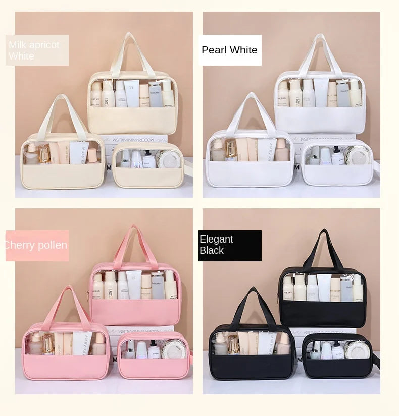 TravelGlow Multi-Use Transparent Cosmetic Bag