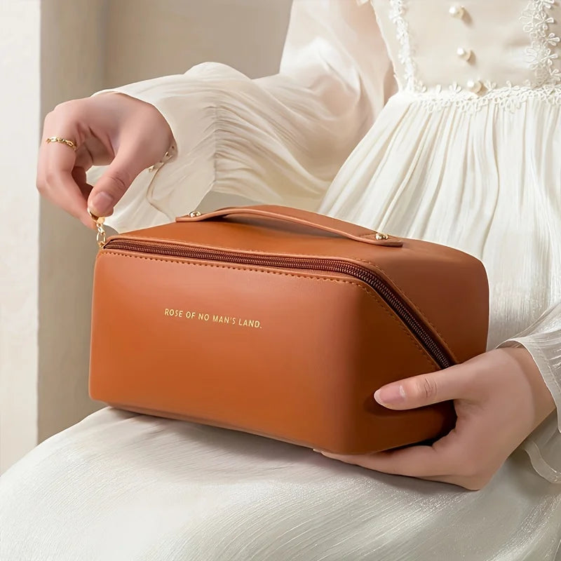 Luxury PU Travel Makeup Bag for Women