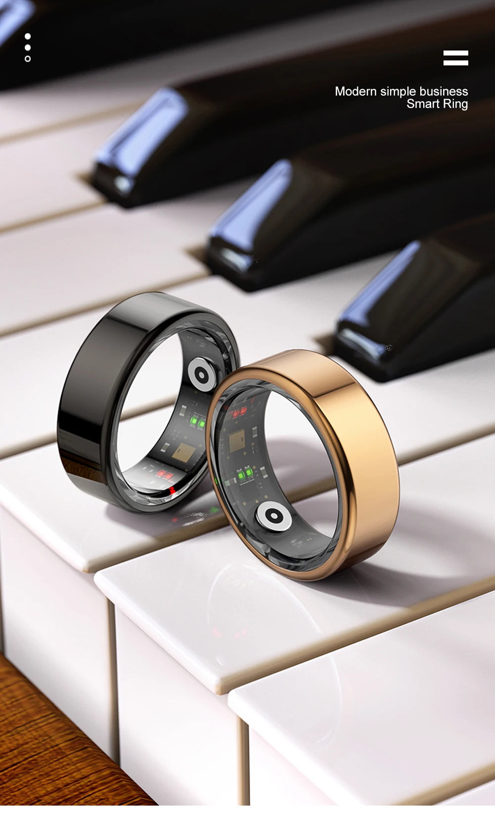 COLMI R02 Smart Ring β Military-Grade Titanium, 24/7 Health Monitoring, IP68 Waterproof