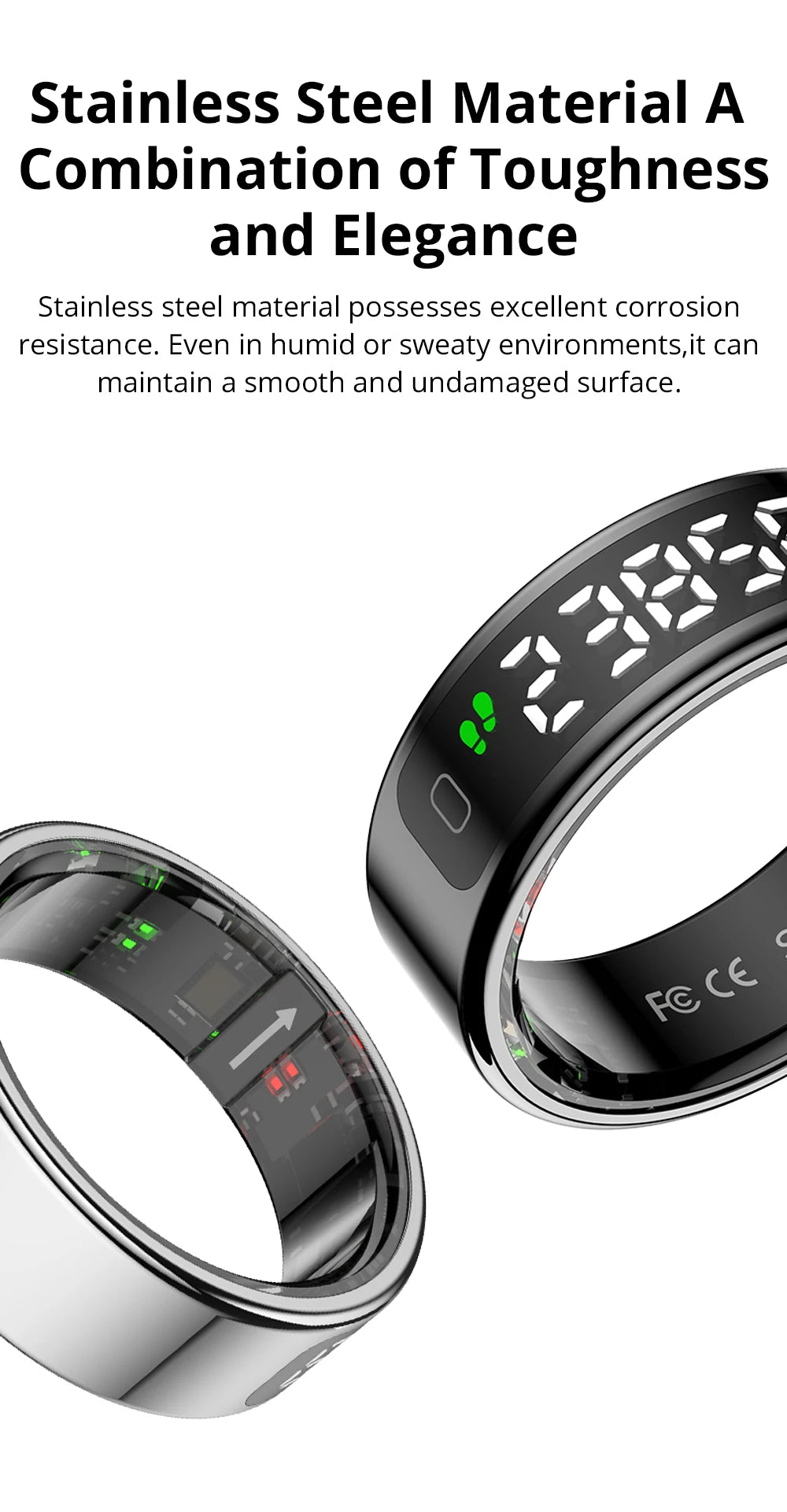 COLMI R12 Smart Ring with Display & Touch