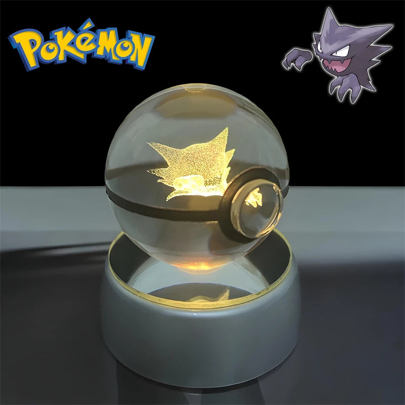 3D Pokémon Crystal Ball Night Light