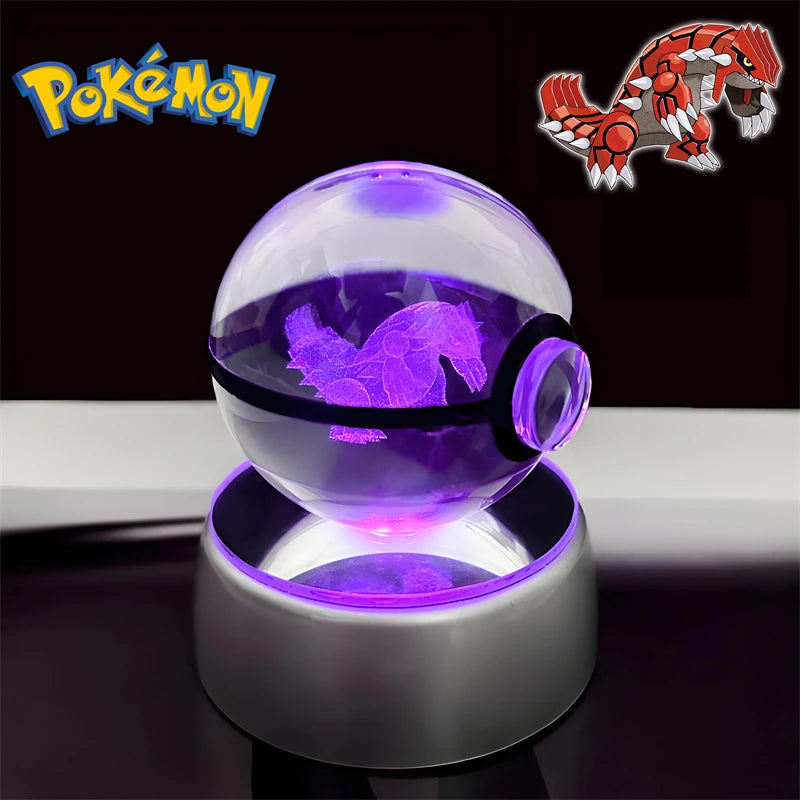 3D Pokémon Crystal Ball Night Light