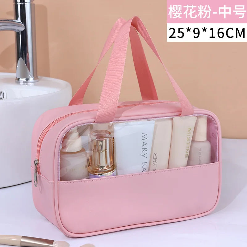 TravelGlow Multi-Use Transparent Cosmetic Bag