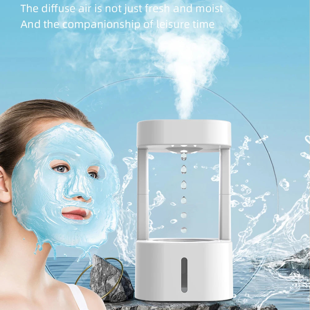 Anti-Gravity Water Drop Humidifier