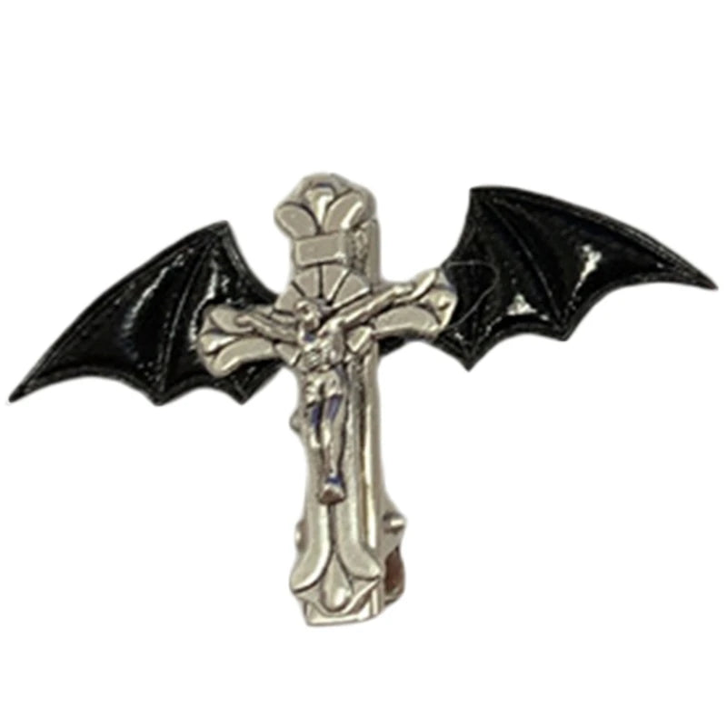 Punk Cross Skull Hair Clips - Halloween Special