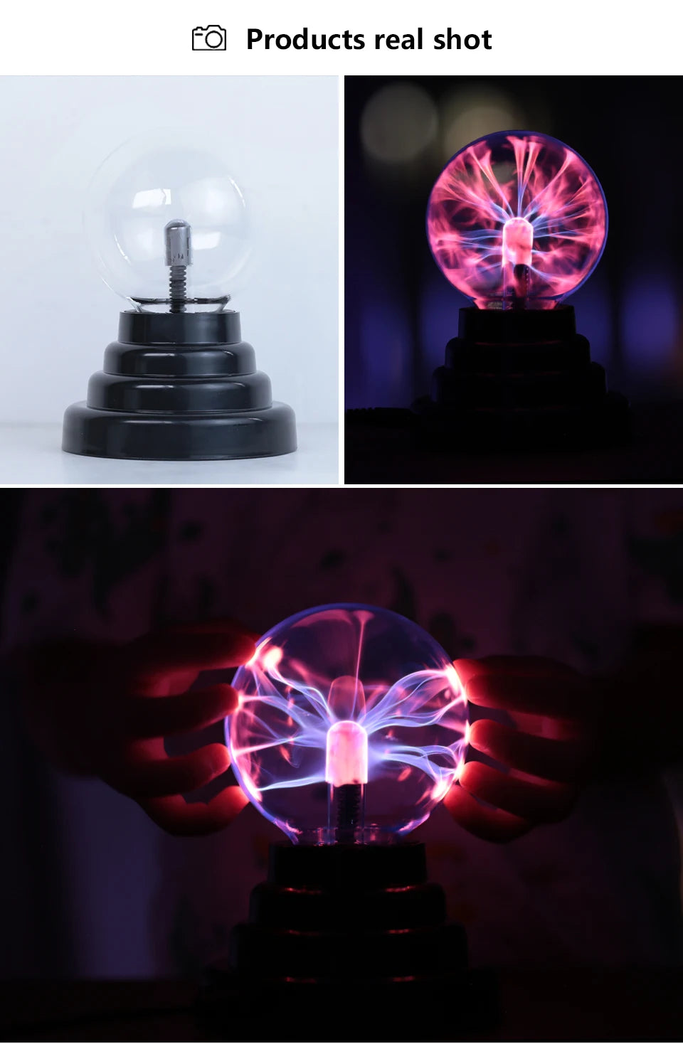 Magic Touch Plasma Ball Lamp- Halloween Special