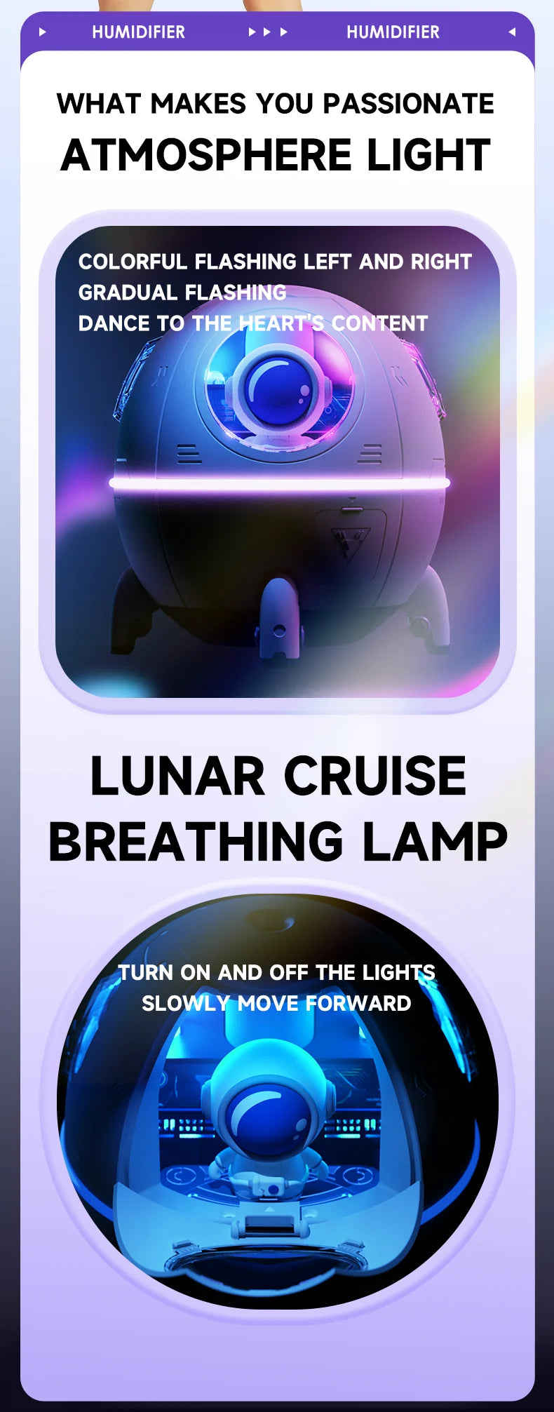 Space Capsule USB Humidifier