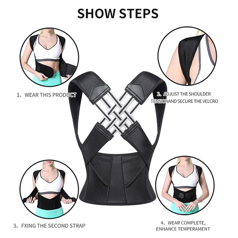 Adjustable Women’s Posture Corrector Belt
