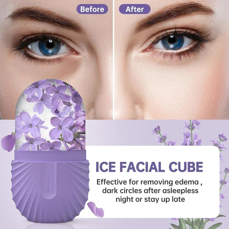 Cool Sculpt Ice Cube Face Roller – For Glow, Contour & Calm Skin