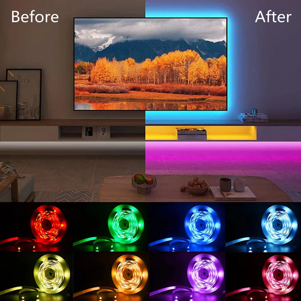 40M RGB LED Strip Lights with App & Remote