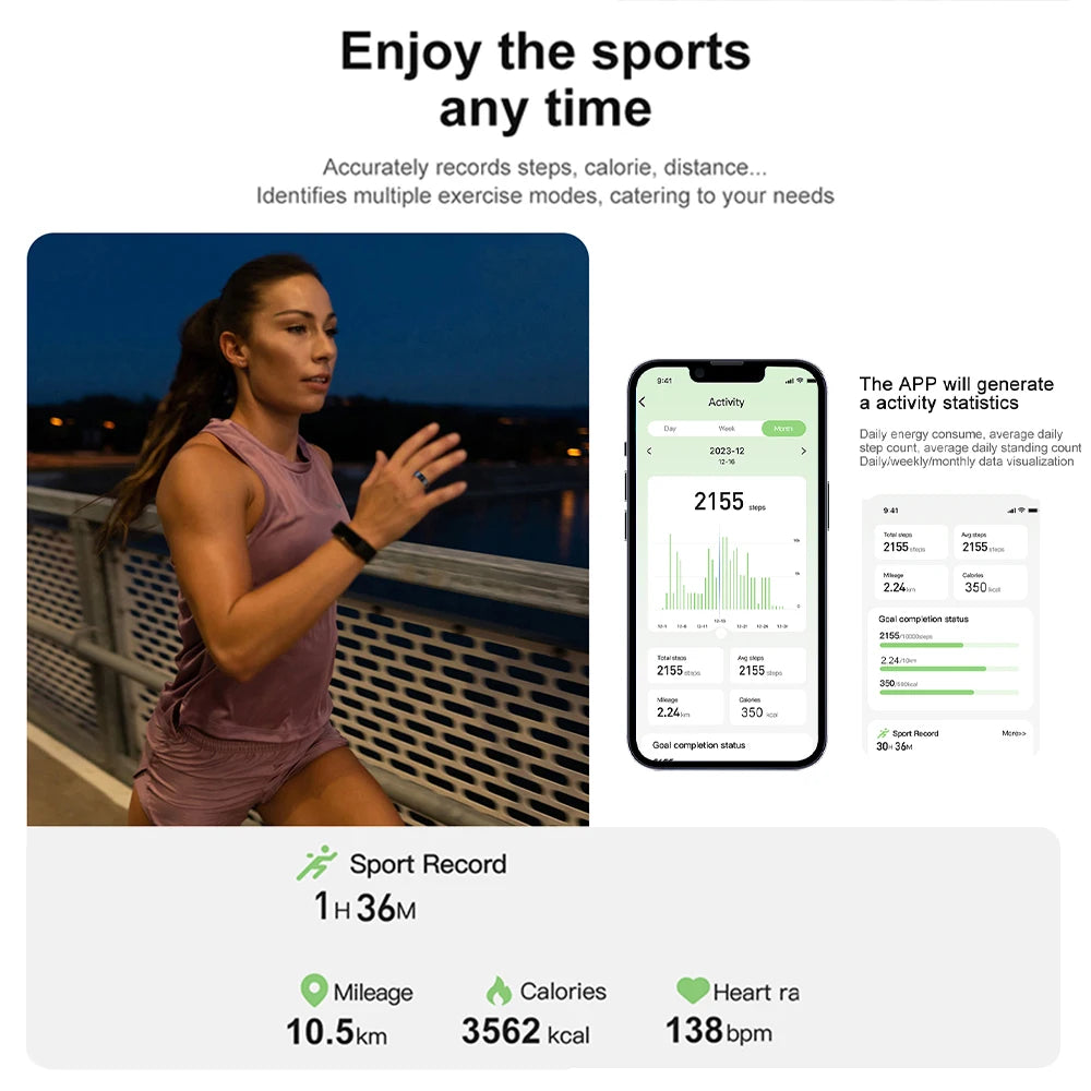 COLMI R02 Smart Ring β Military-Grade Titanium, 24/7 Health Monitoring, IP68 Waterproof