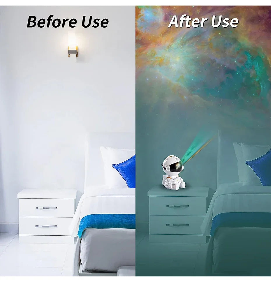 Astronaut Galaxy Star Projector
