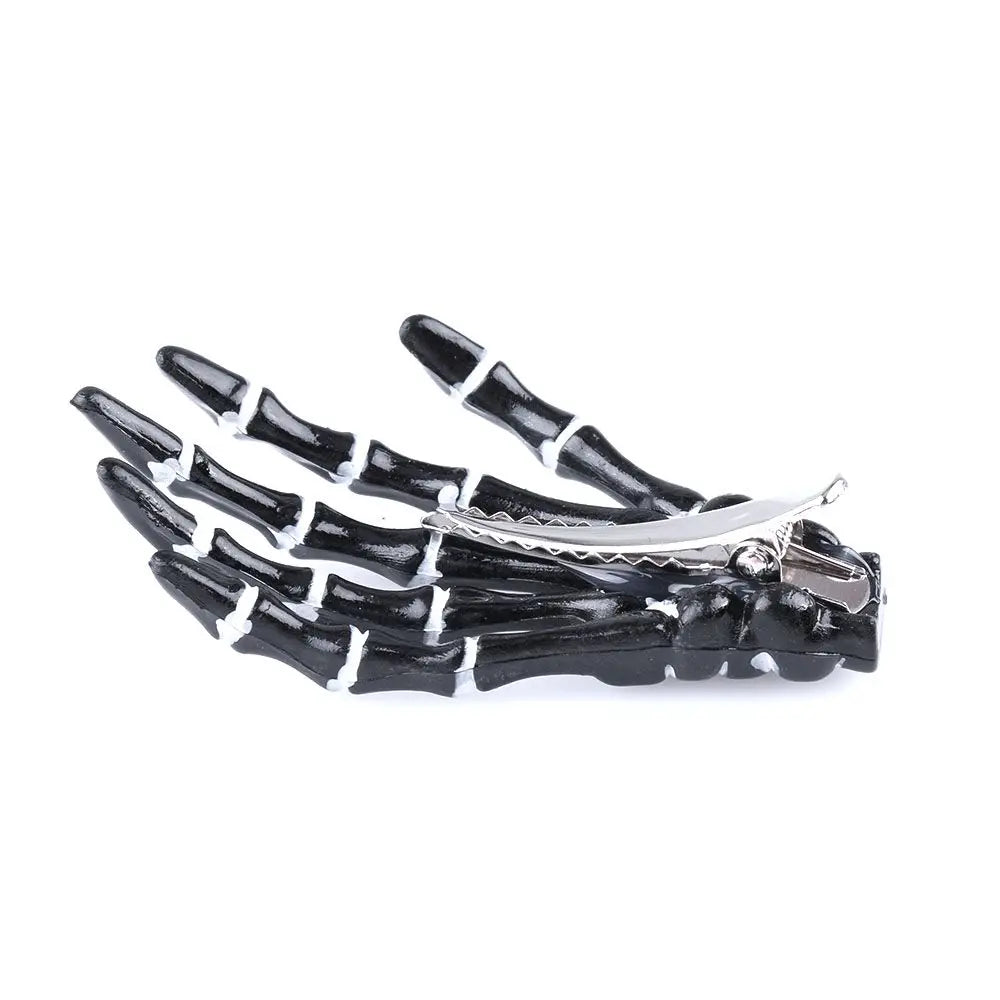 Skeleton Hand Hair Clips (1/2 Pcs)for Halloween