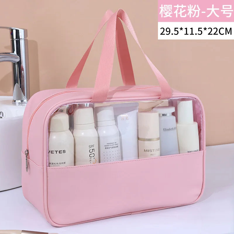 TravelGlow Multi-Use Transparent Cosmetic Bag