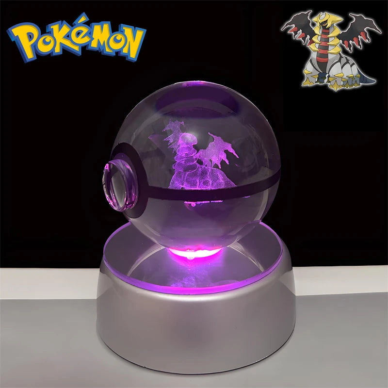 3D Pokémon Crystal Ball Night Light
