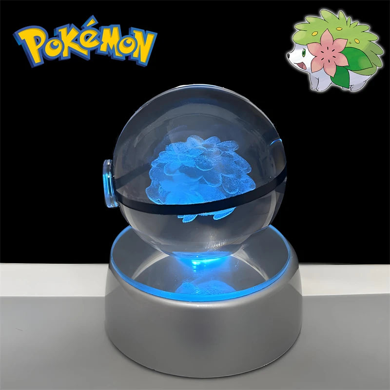 3D Pokémon Crystal Ball Night Light