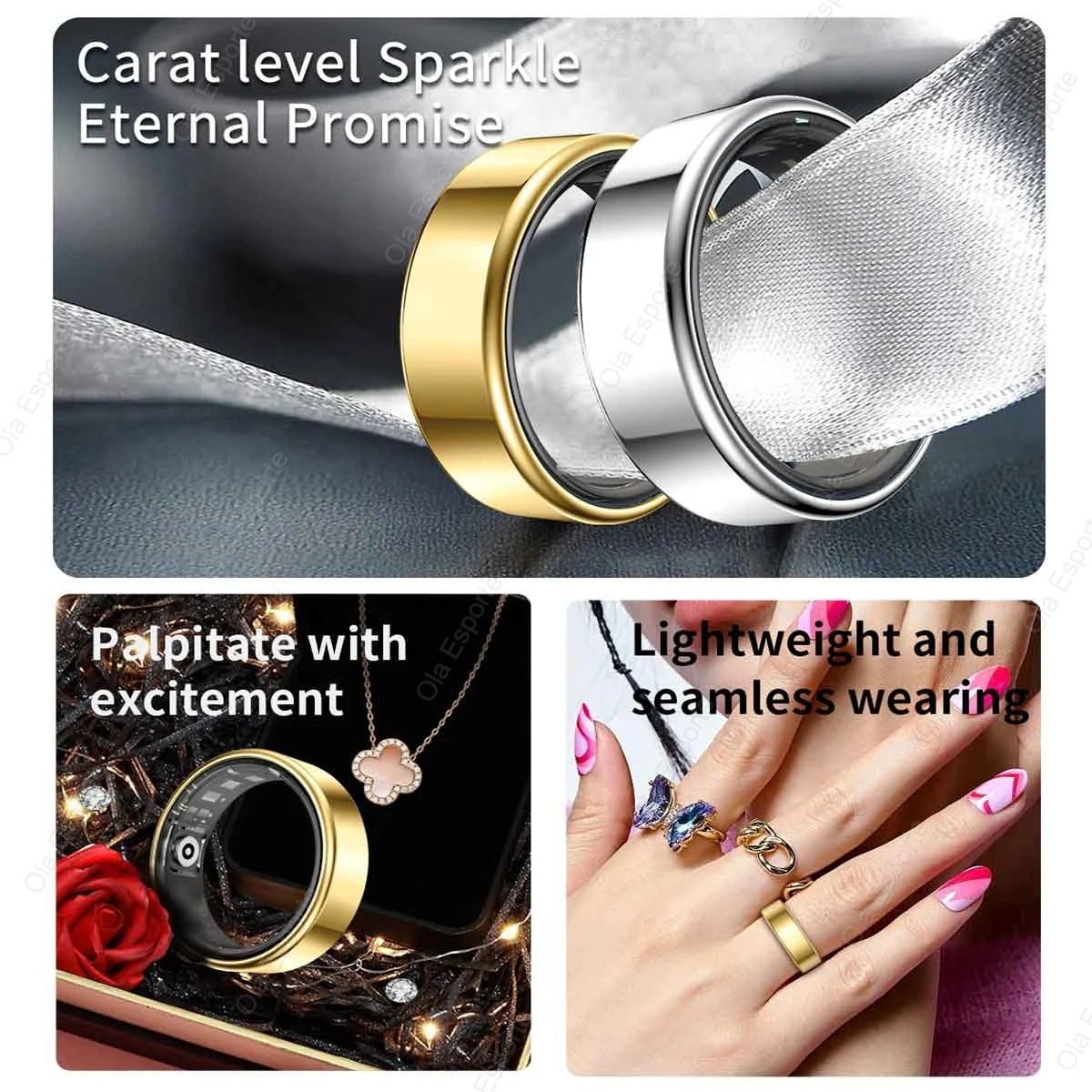 Smart Ring for Men & Women – Health Tracking