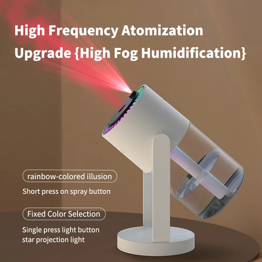 280ml Adjustable Mist Humidifier with Star Projection