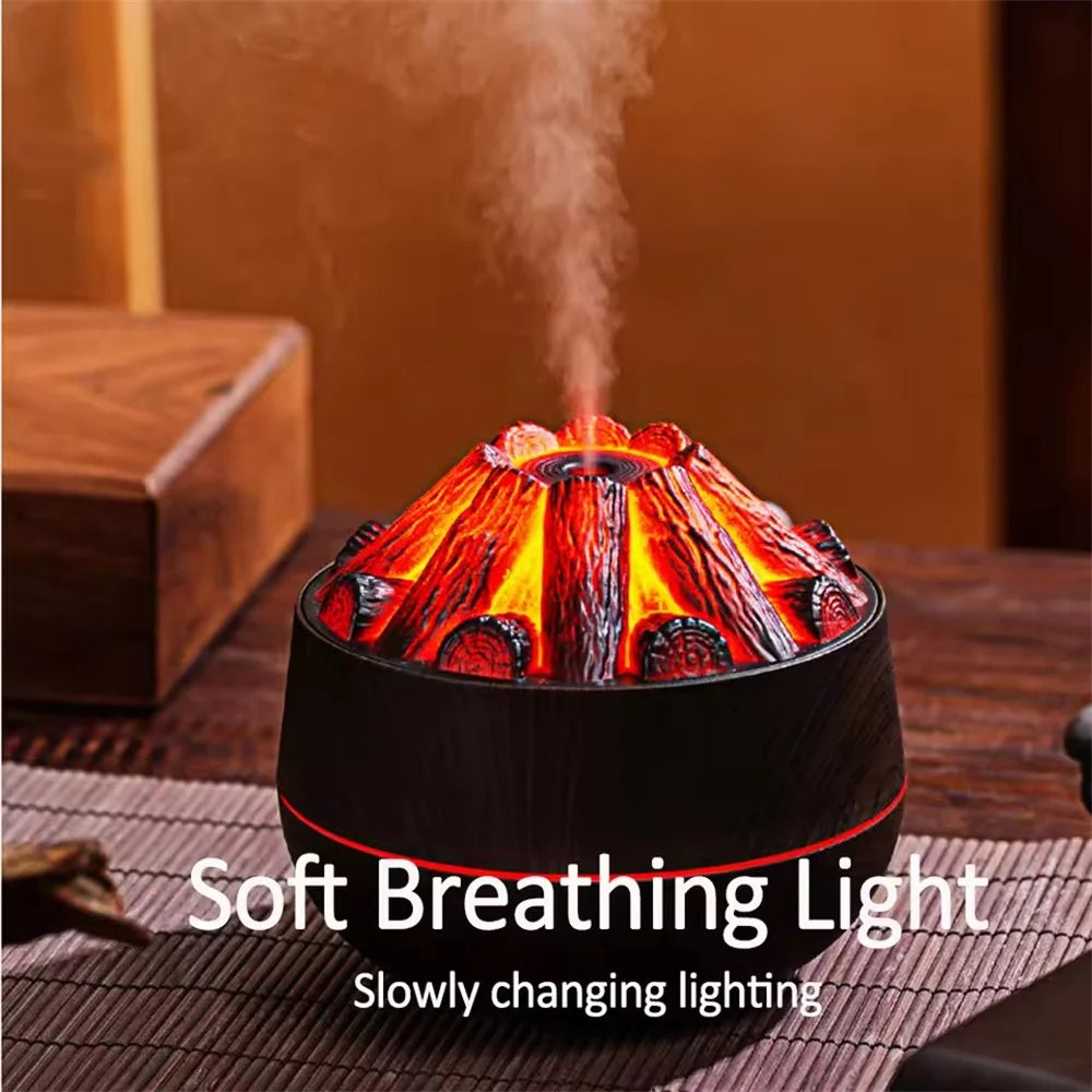 FlameGlow Charcoal Mist Humidifier