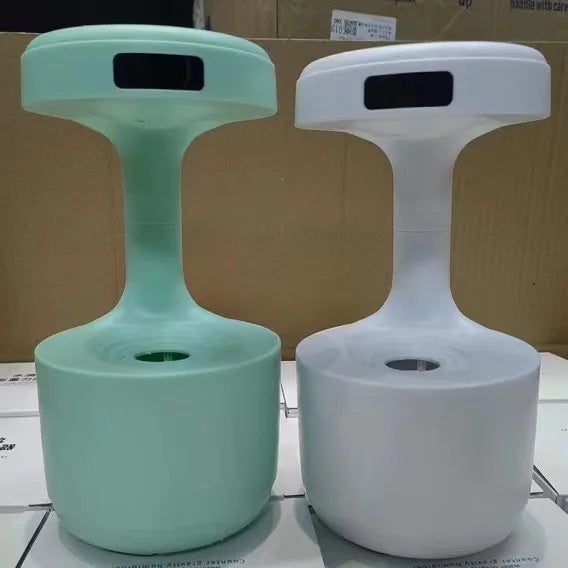 Anti-Gravity Water Drop Humidifier with Time Display