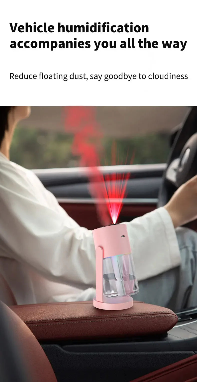 280ml Adjustable Mist Humidifier with Star Projection