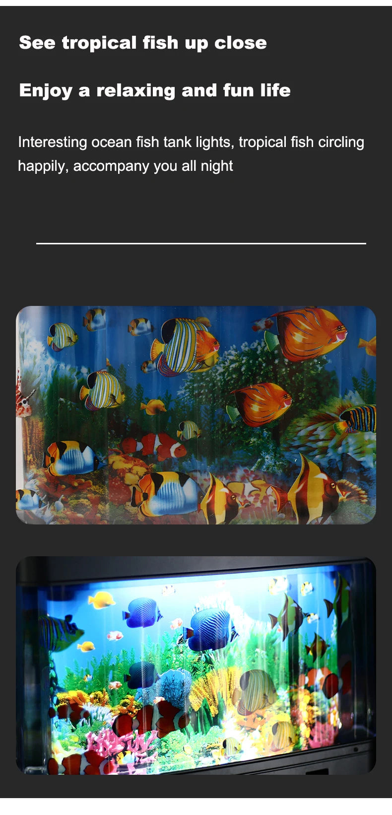 Ocean-In-Motion LED Aquarium Lamp