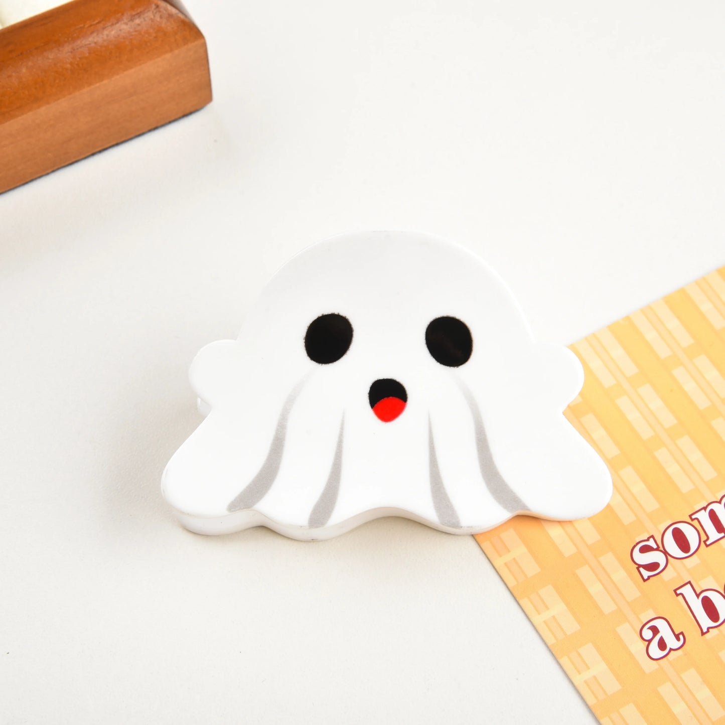 Ghost Bat Skull Hair Claw β Spooky-Cute Halloween Clip