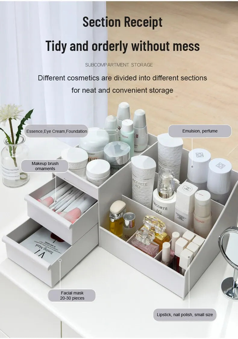 Compact Makeup Drawer Organizer