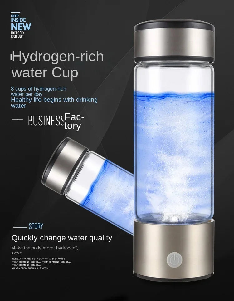 Hydrogen Glow 420ml Water Bottle