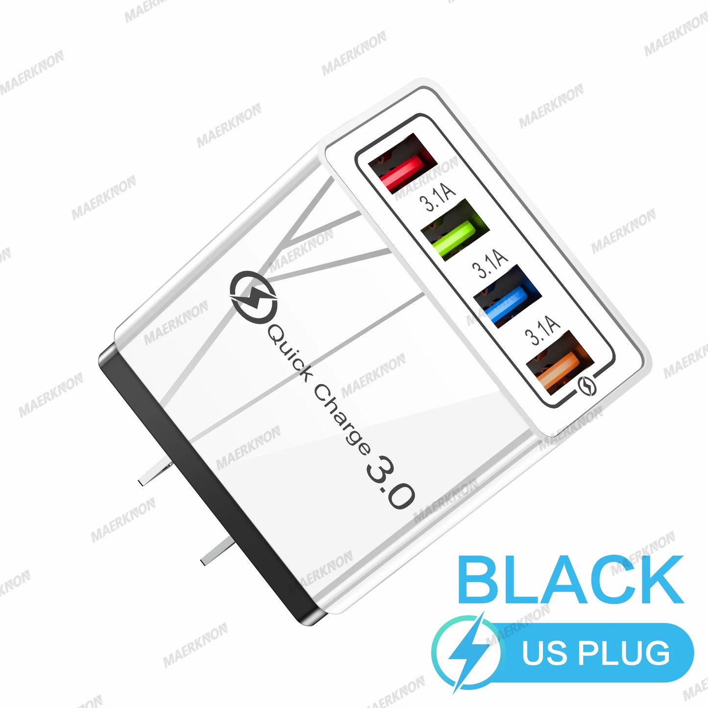 4-Port USB Fast Charger – Quick Charge 3.0 for All Devices
