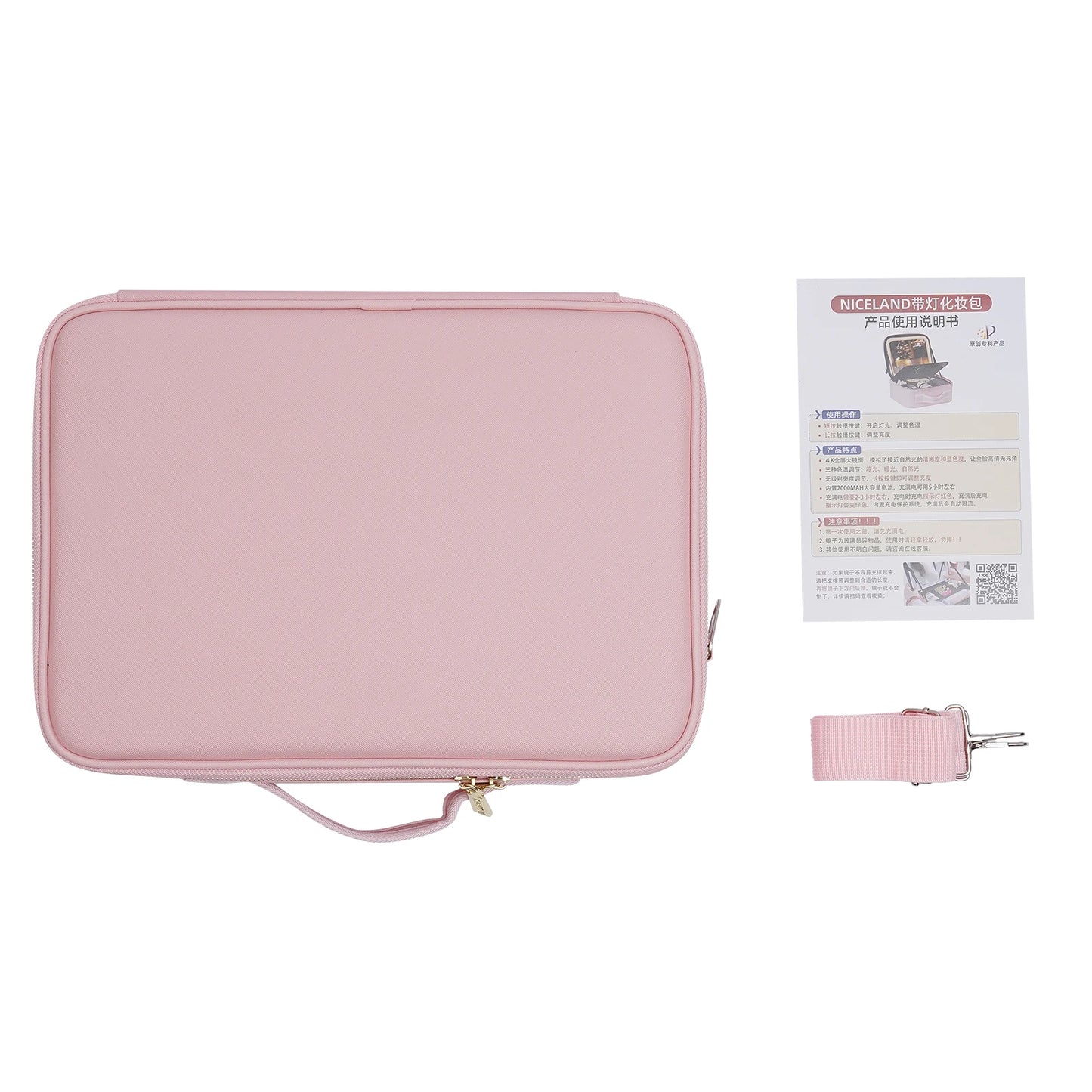 Smart LED Makeup Case with Mirror