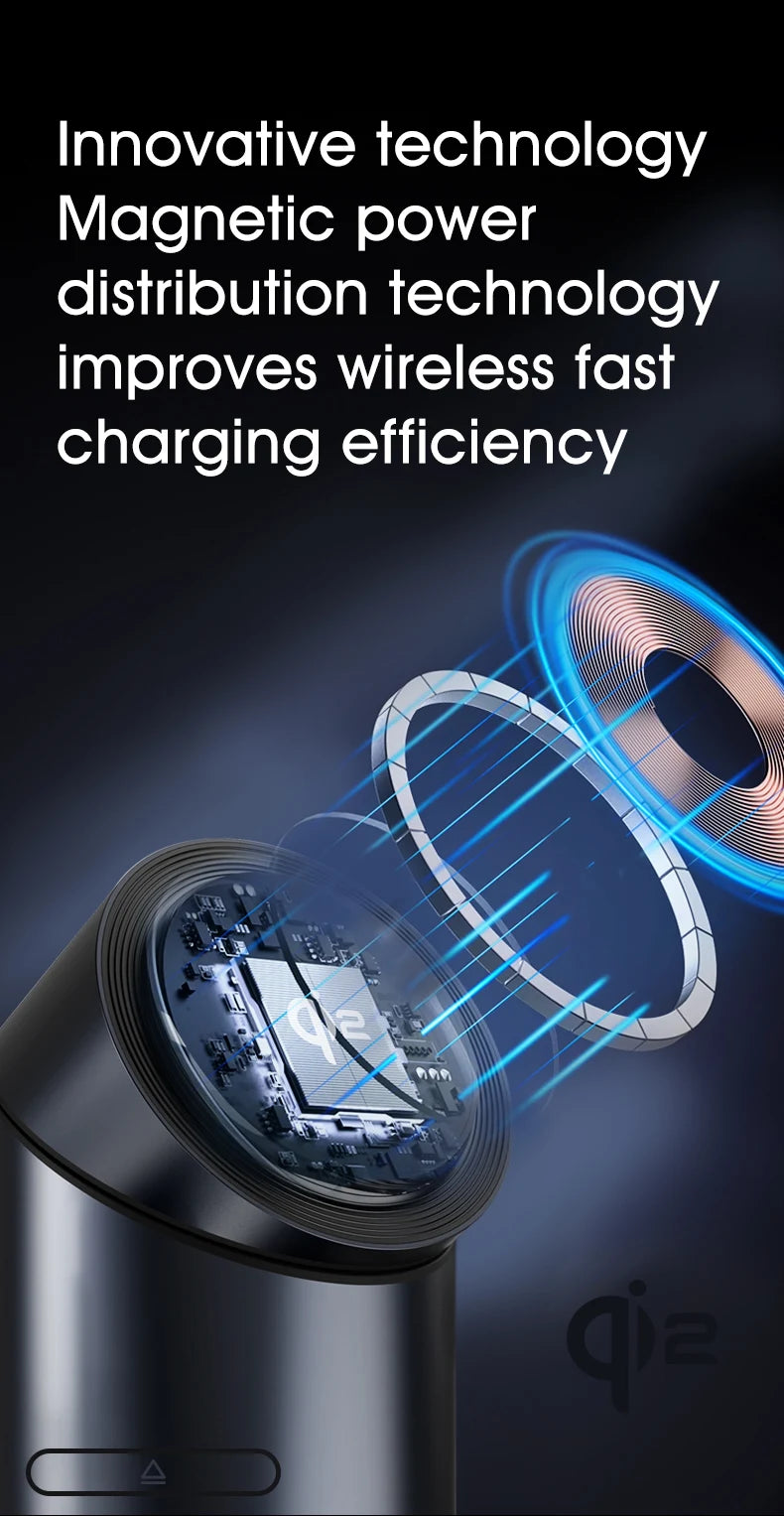 3-in-1 Magnetic Wireless Charging Dock – Fast Charge for iPhone, Android, Apple Watch & AirPods
