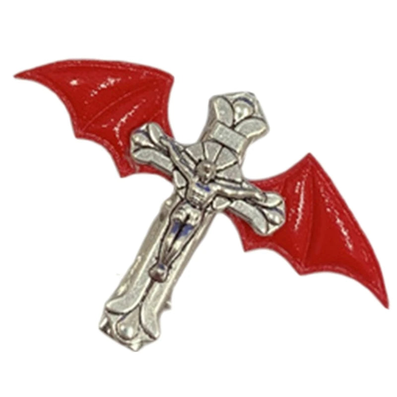 Punk Cross Skull Hair Clips - Halloween Special