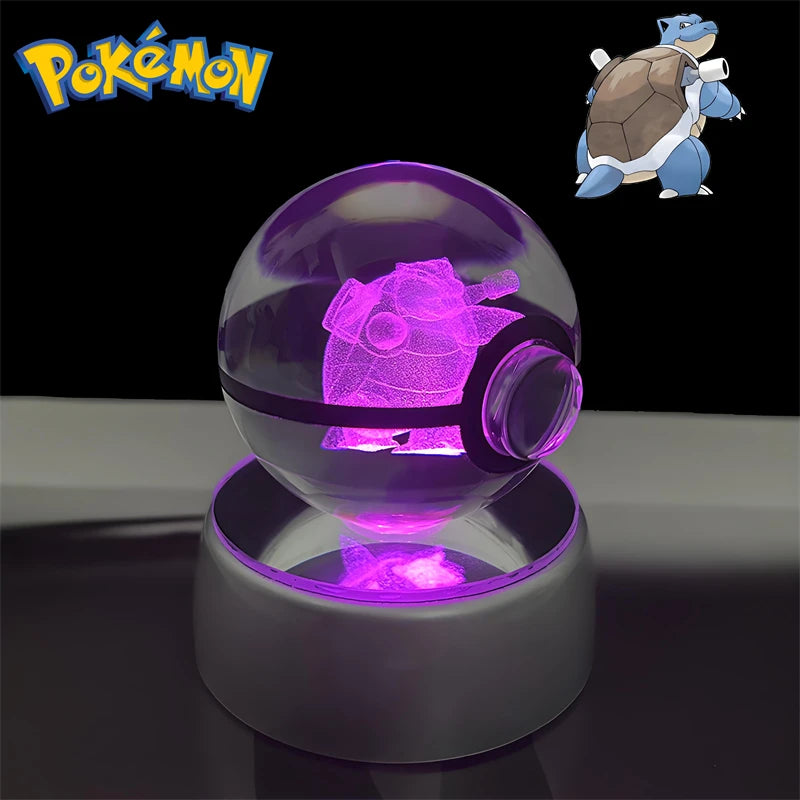 3D Pokémon Crystal Ball Night Light