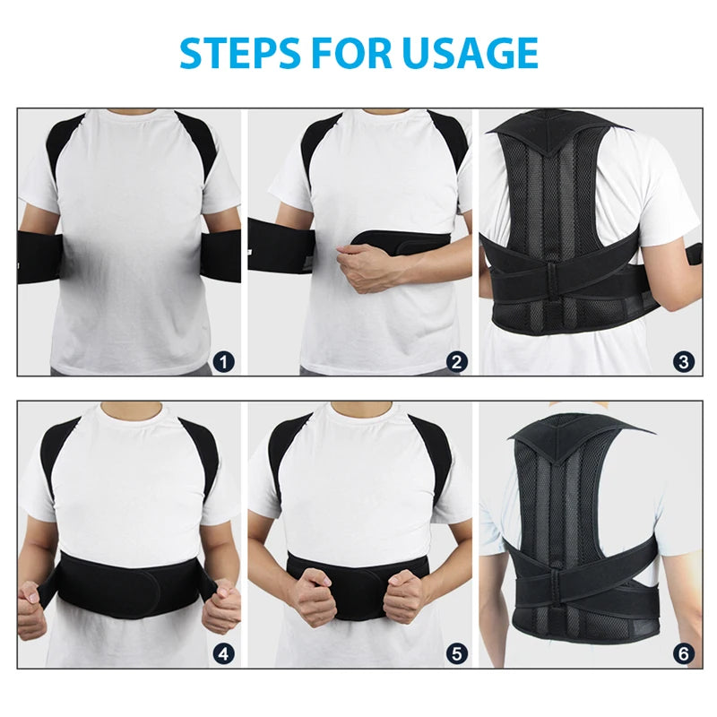 Adjustable Women’s Posture Corrector Belt