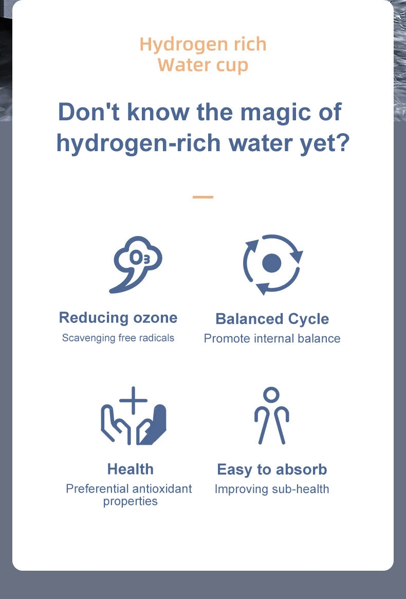 450ml Hydrogen Wellness Bottle