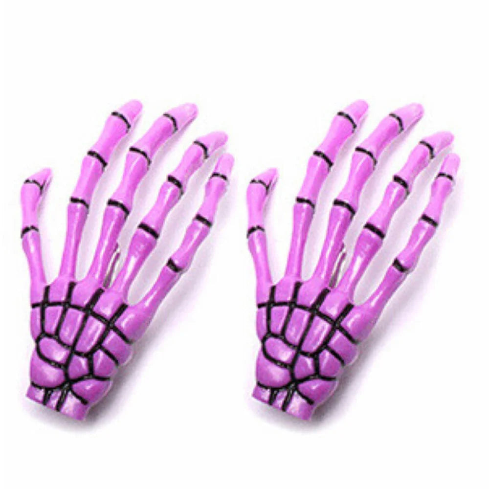 Skeleton Hand Hair Clips (1/2 Pcs)for Halloween