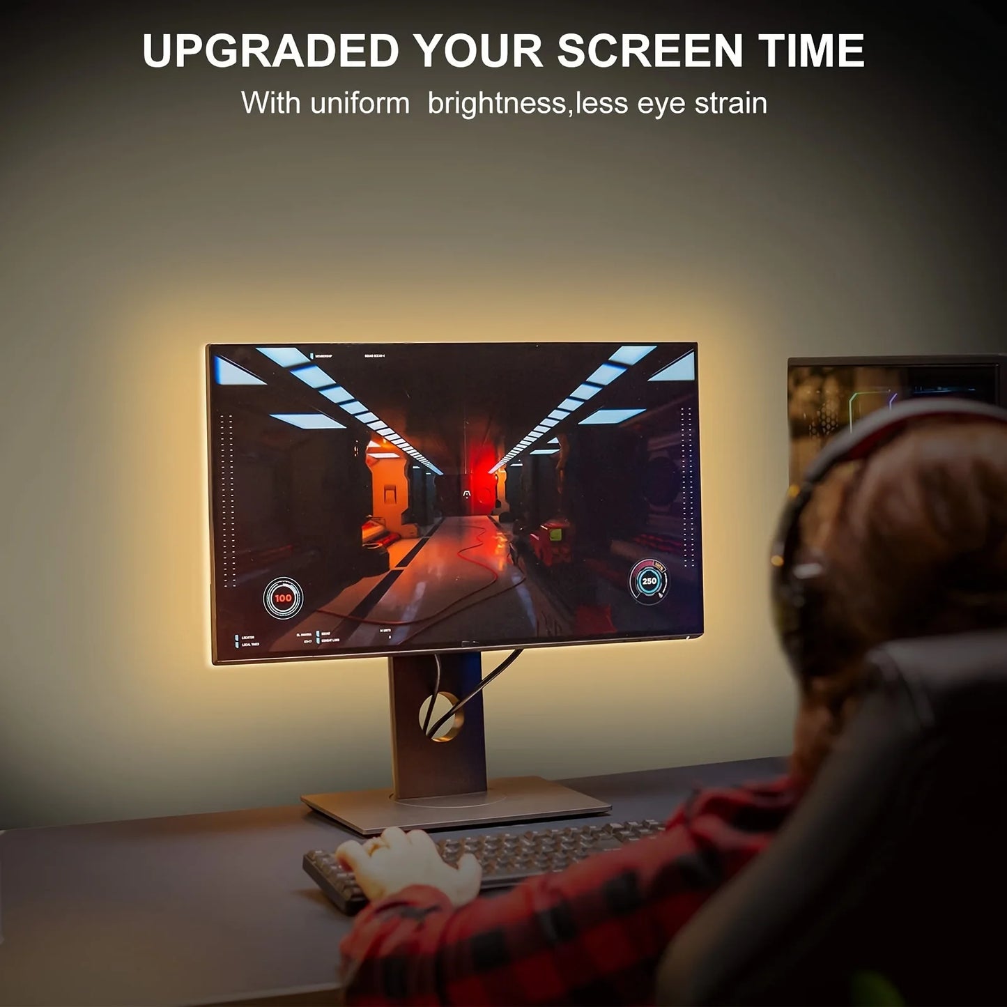 COB USB LED Light Strip with Touch Dimmer – Flexible Glow