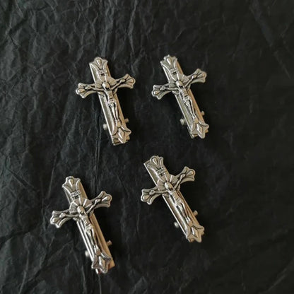 Punk Cross Skull Hair Clips - Halloween Special