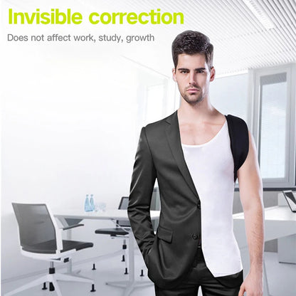 Adjustable Posture Corrector Belt – Upper Back & Shoulder Support