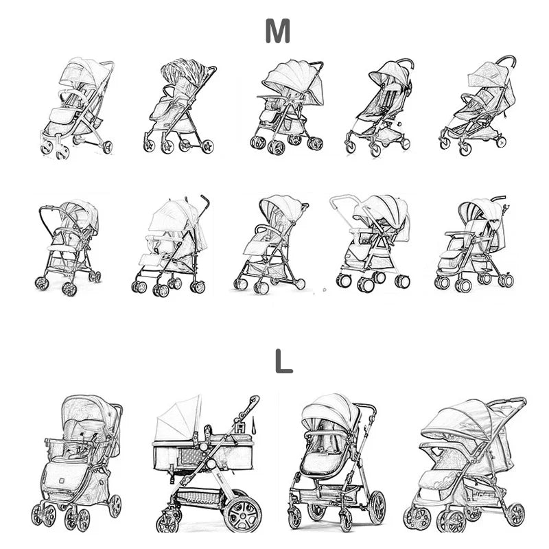 EVA Stroller Rain Cover