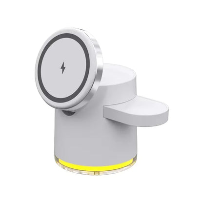 4-in-1 Qi2 Wireless Charging Dock with Night Light