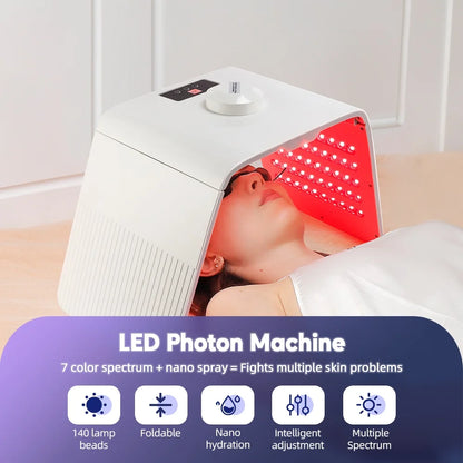 7-Color LED Face Mask & Nano Mist Spa