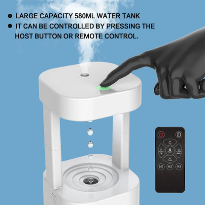 Anti-Gravity Water Drop Humidifier